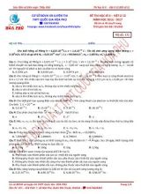 Đề thi học kỳ II môn Vật lý Lớp 12 - Mã đề 132 - Năm học 2016-2017